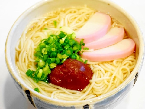 胃腸が疲れたなと感じたら!梅温麺(うーめん)